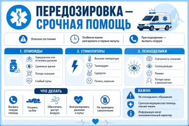 Помощь при передозировке в Клинцах